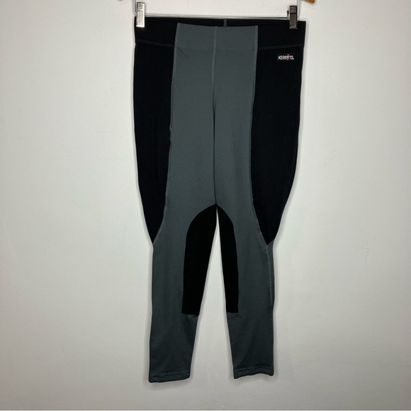 Kerrits riding leggings gray black size large - Picture 2 of 6